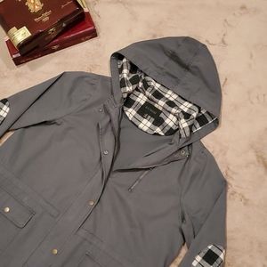 BLU PEPPER women's size XL hooded cotton canvas jacket